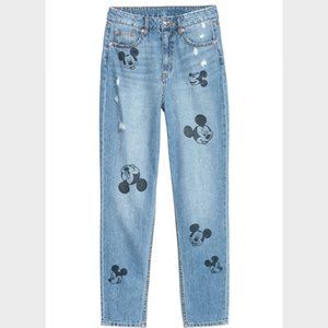 ISO SIZE 0-4 H&M MICKEY MOUSE JEANS!!!!